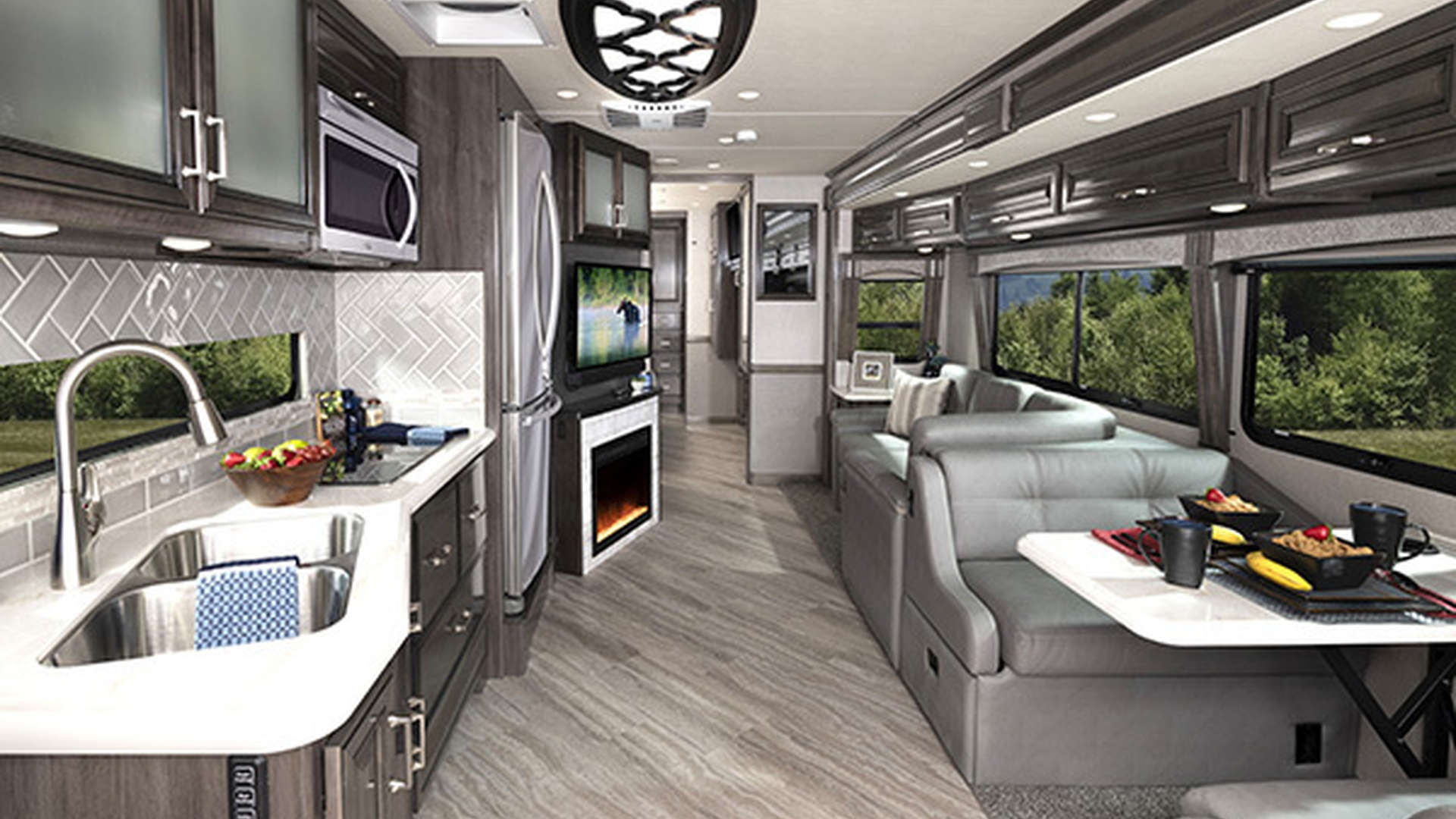 Southwind 35K Peppercorn Decor with Greystone Cabinetry